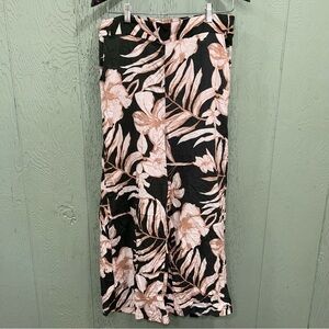 NWOT RACHEL ZOE tropical print linen pants size large